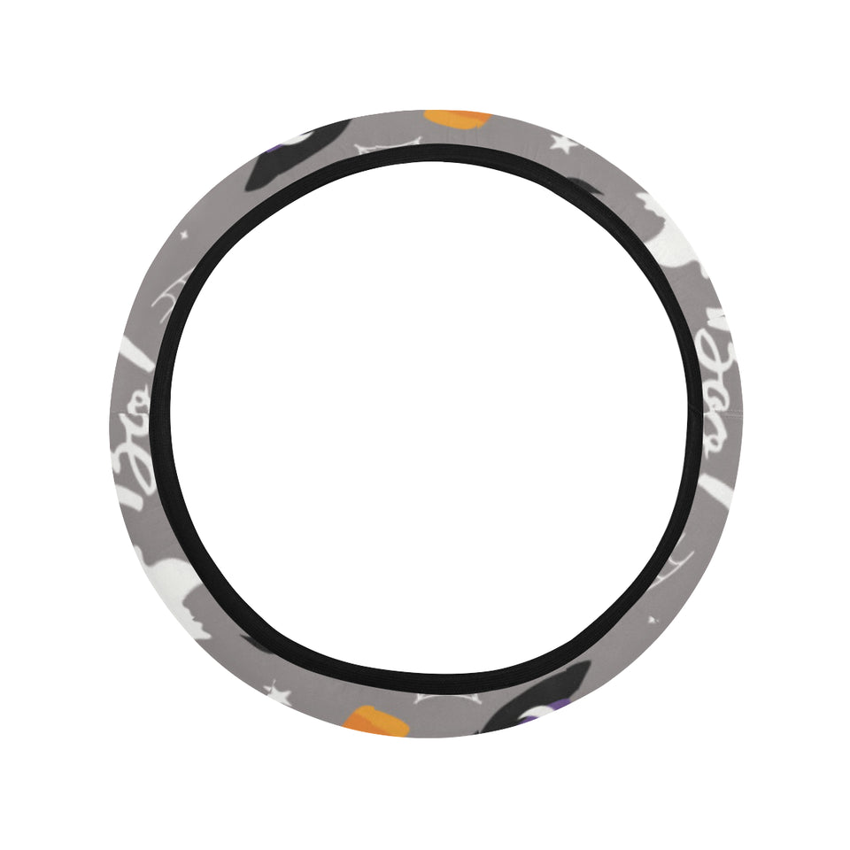 Halloween design pattern Car Steering Wheel Cover