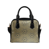 arabic star gold pattern Shoulder Handbag