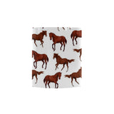 Horses running pattern background Morphing Mug Heat Changing Mug