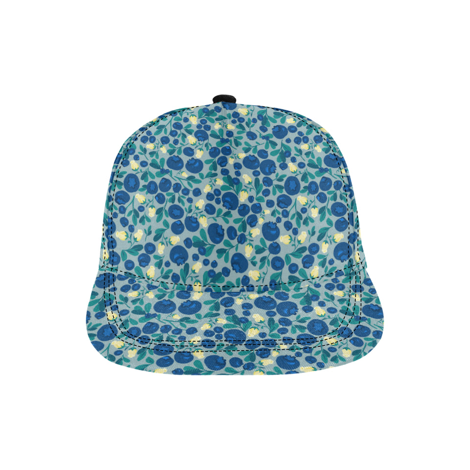 blueberry design pattern All Over Print Snapback Cap