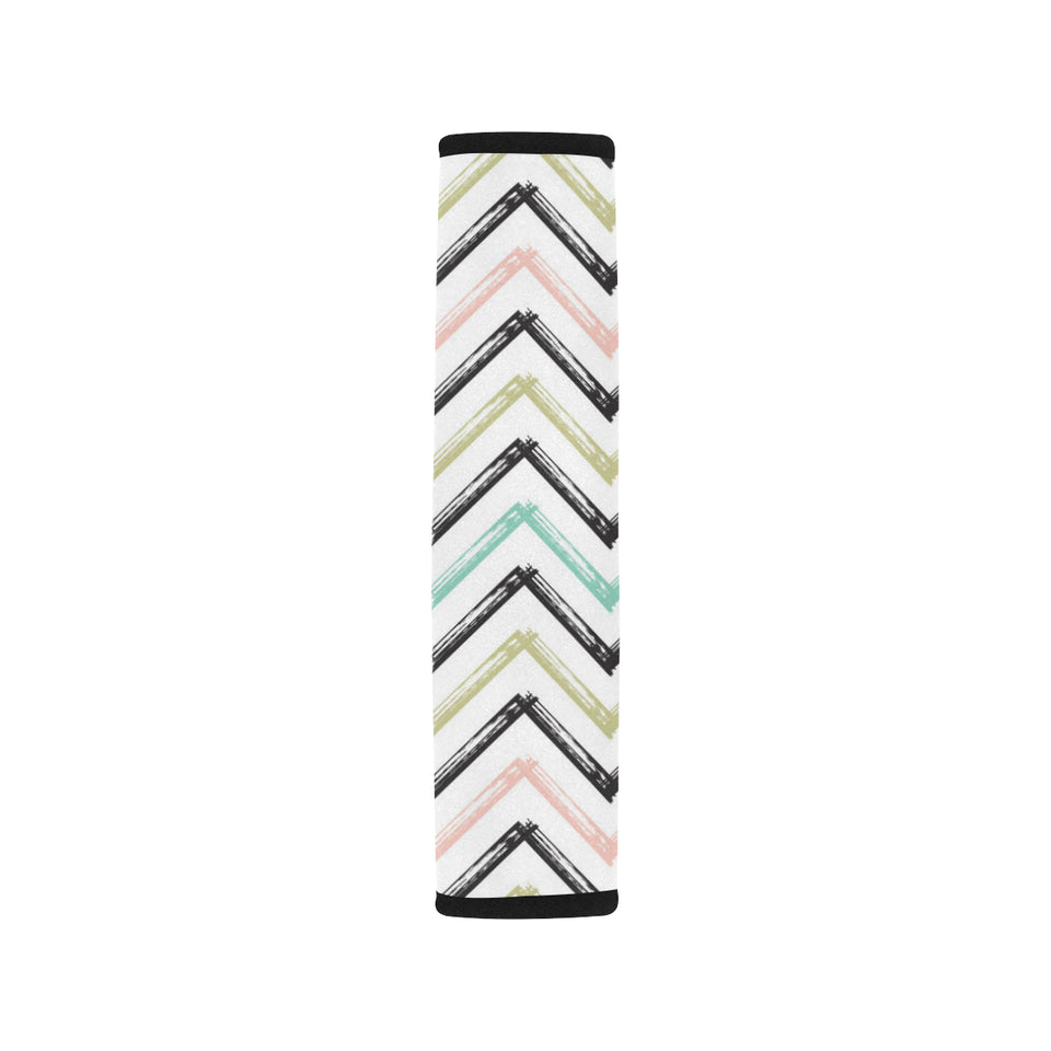 zigzag  chevron paint pattern Car Seat Belt Cover