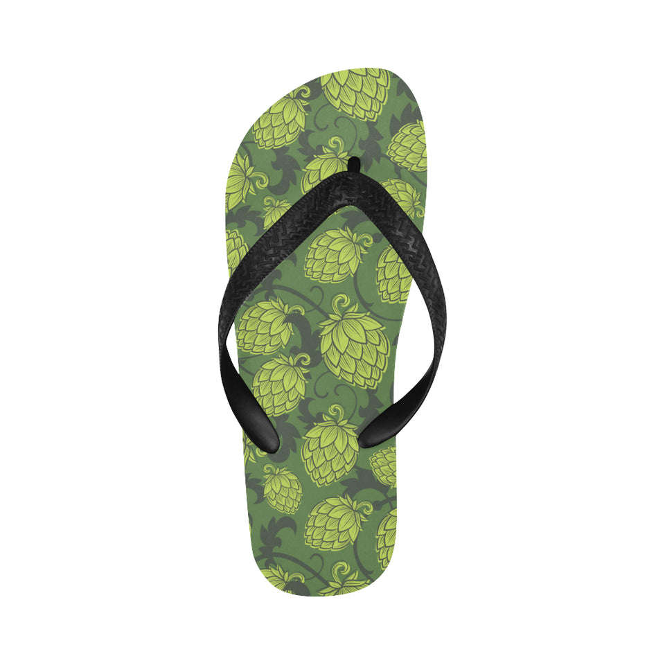 Hop pattern Hop cone background Unisex Flip Flops