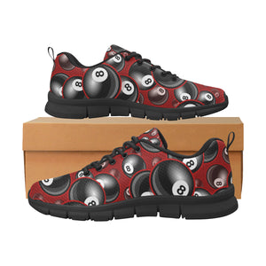 Billiard Ball Pattern Print Design 05 Women's Sneaker Shoes