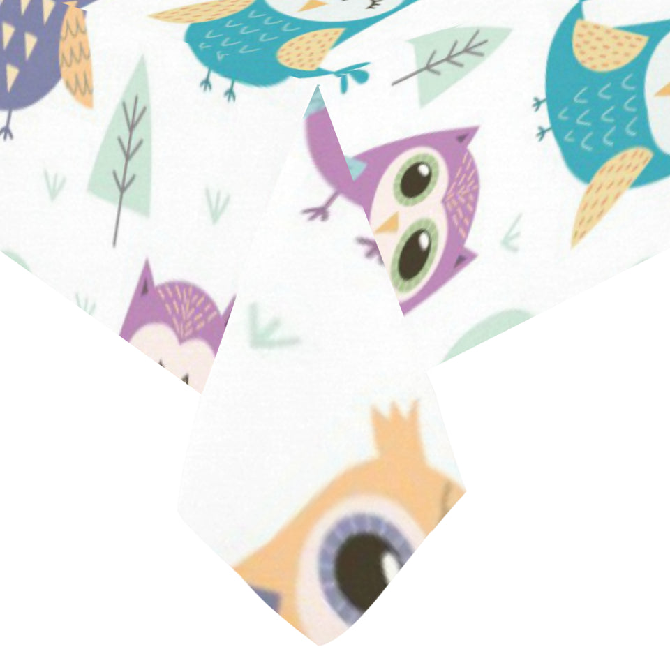 Cute owl pattern Tablecloth