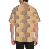 Bread Toast Pattern Print Design 04 Men's All Over Print Hawaiian Shirt (Model T58)