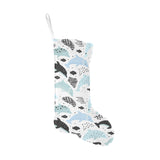 Cute dolphins Childish Style pattern Christmas Stocking