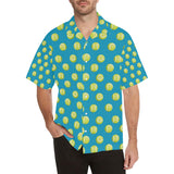 Tennis Pattern Print Design 05 Men's All Over Print Hawaiian Shirt (Model T58)