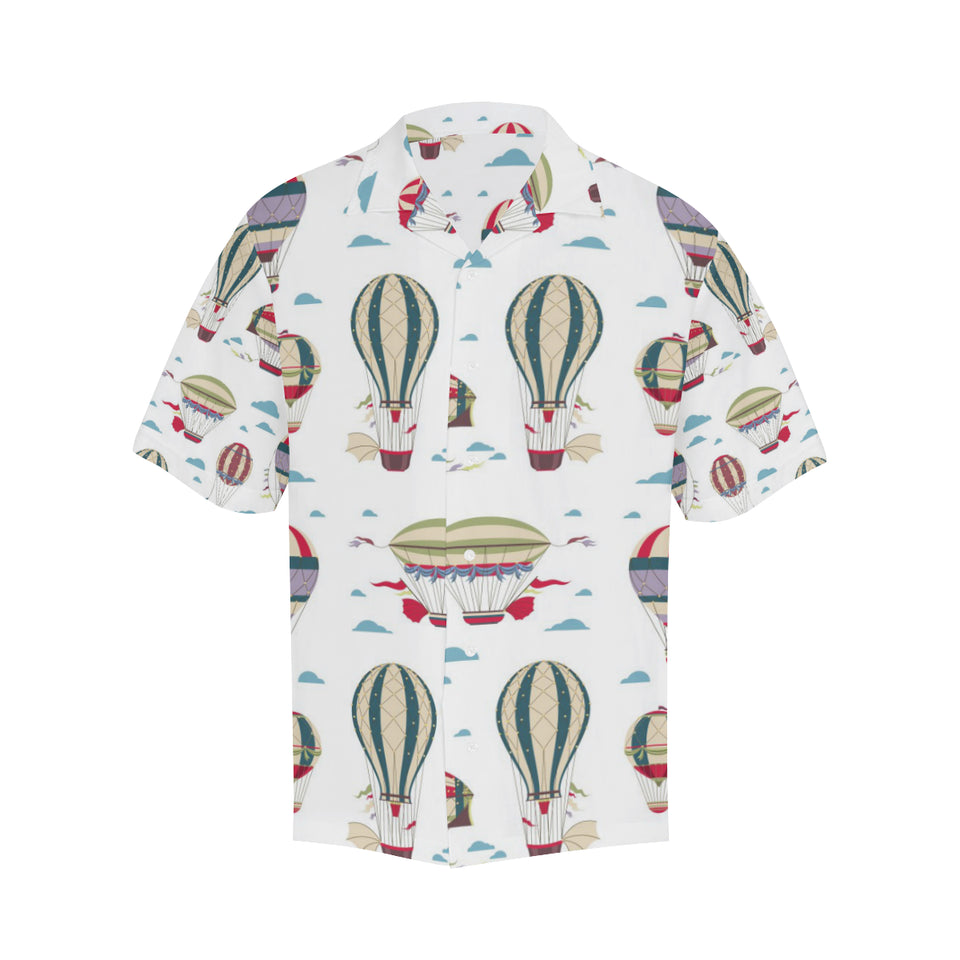 Hot air balloon pattern Men's All Over Print Hawaiian Shirt