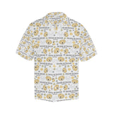 Golden Retriever Pattern Print Design 04 Men's All Over Print Hawaiian Shirt (Model T58)