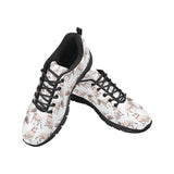 Bull Terrier Pattern Print Design 04 Men's Breathable Sneakers ( Model 055)