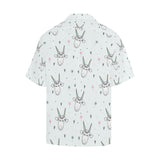 Cute goat design pattern Men's All Over Print Hawaiian Shirt