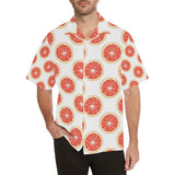 Grapefruit pattern Men's All Over Print Hawaiian Shirt