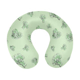 broccoli sketch pattern U-Shaped Travel Neck Pillow