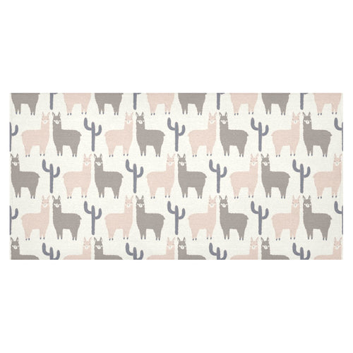 Llama Alpaca pattern Tablecloth
