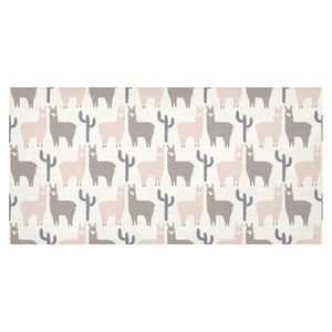 Llama Alpaca pattern Tablecloth
