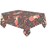 fox leaves mushroom pattern Tablecloth