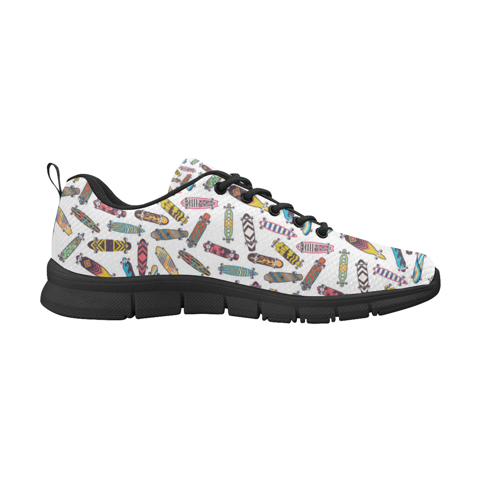 Skate Board Pattern Print Design 05 Women's Sneaker Shoes