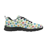 Chemistry Periodic Table Pattern Print Design 05 Men's Breathable Sneakers ( Model 055)