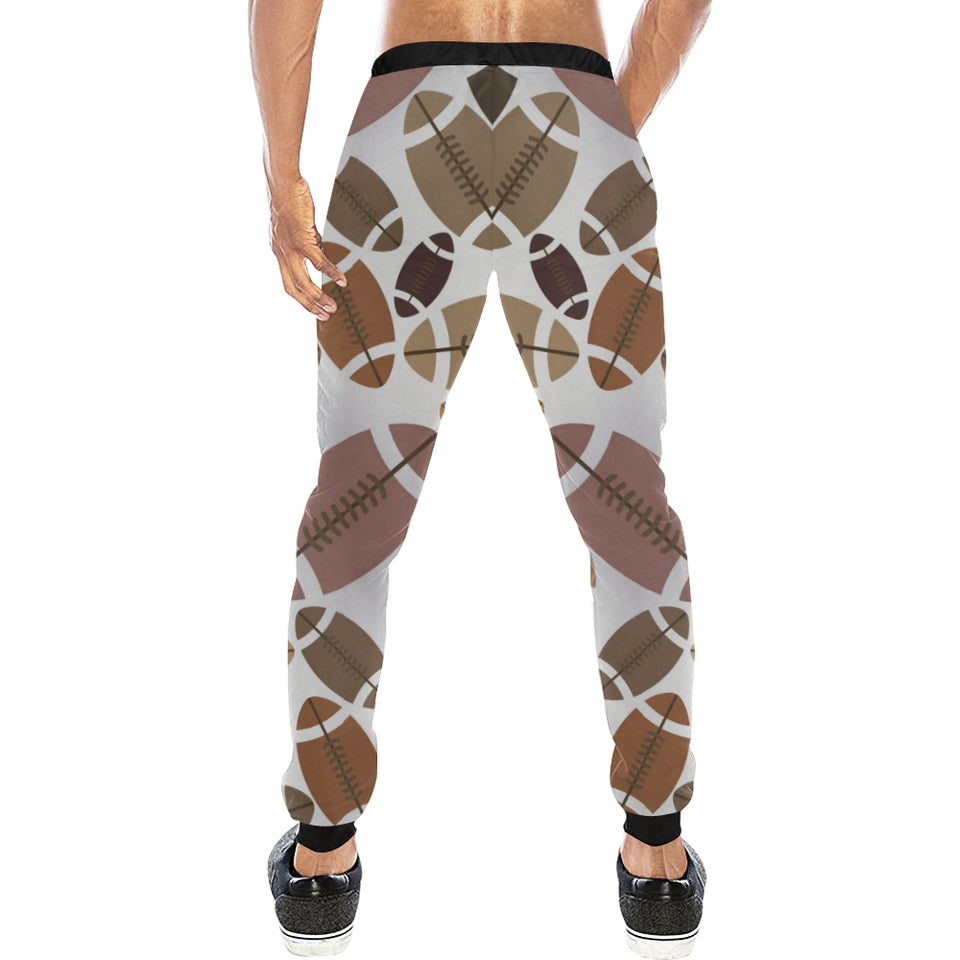American football ball pattern Unisex Casual Sweatpants