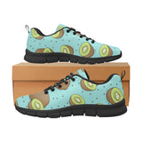 Kiwi blue background Men's Sneaker Shoes