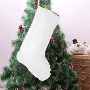 hand drawn orange fruit pattern Christmas Stocking