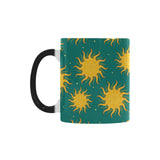 Sun green background Morphing Mug Heat Changing Mug