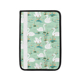 White swan lake pattern Car Seat Belt Cover