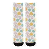 colorful onions white background Crew Socks