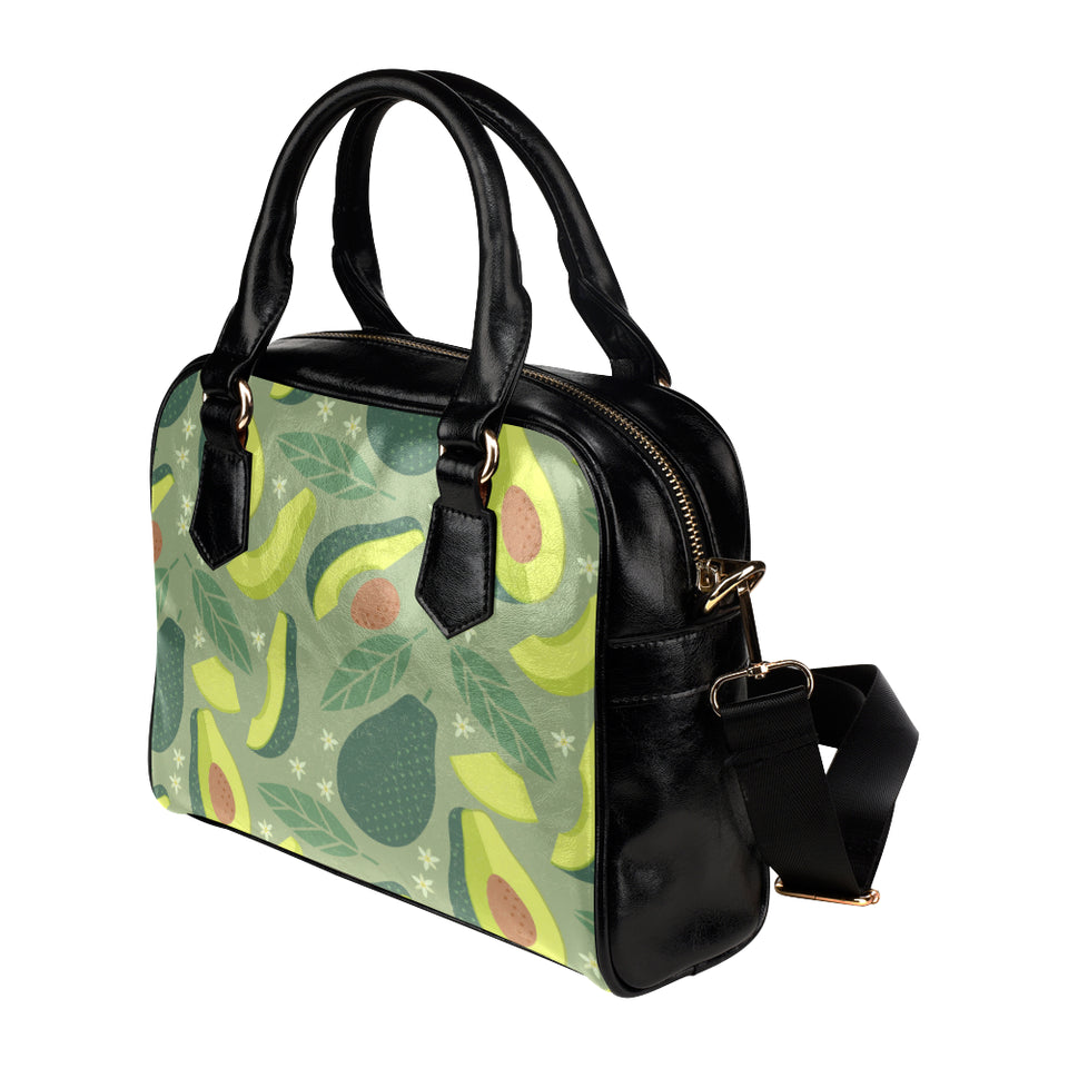 Avocado pattern Shoulder Handbag