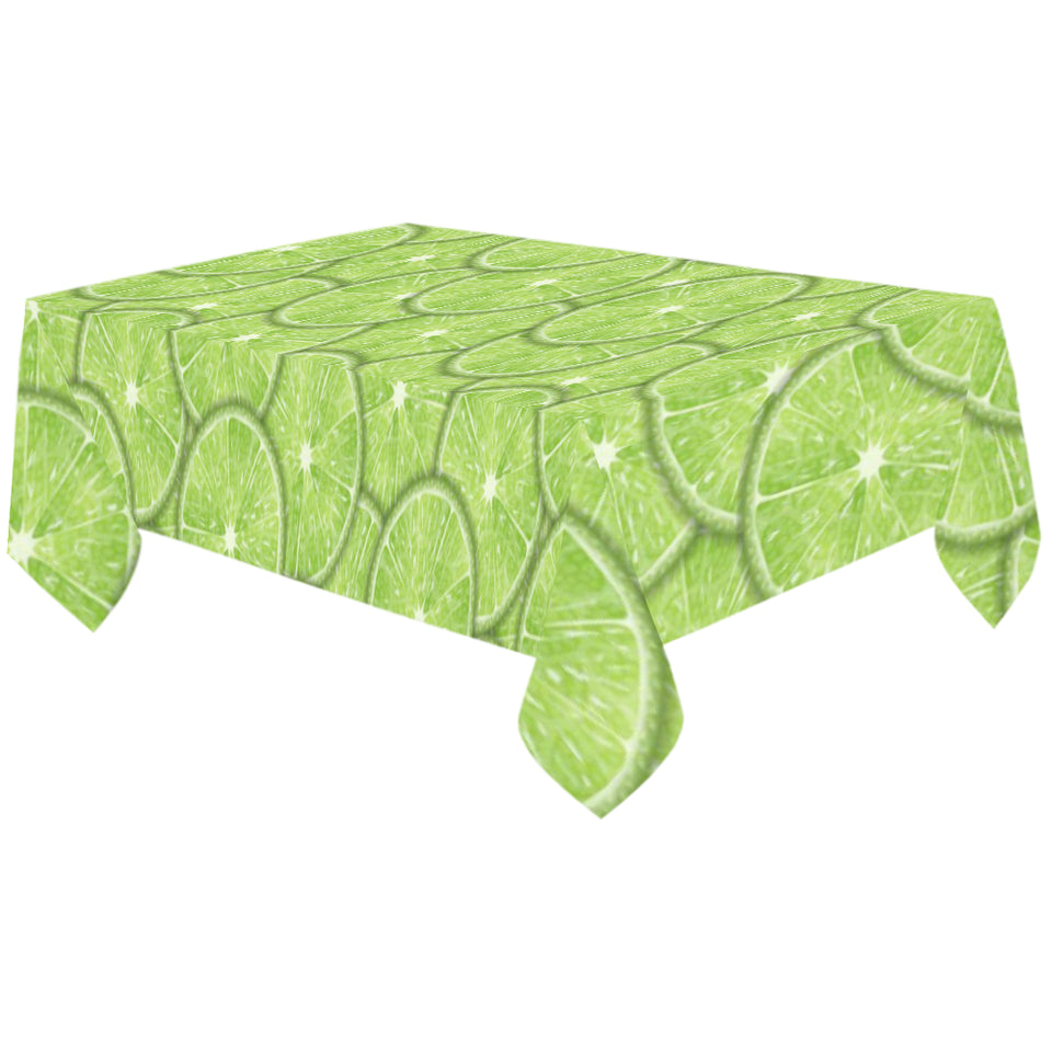 Slices of Lime pattern Tablecloth