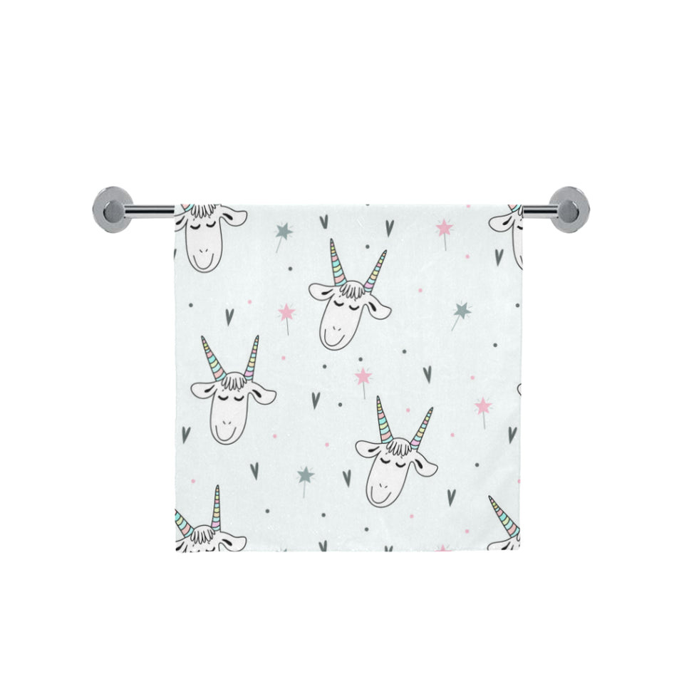 Cute goat design pattern Bath Towel