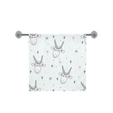 Cute goat design pattern Bath Towel