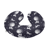 Chihuahua space helmet. astronaut pattern U-Shaped Travel Neck Pillow