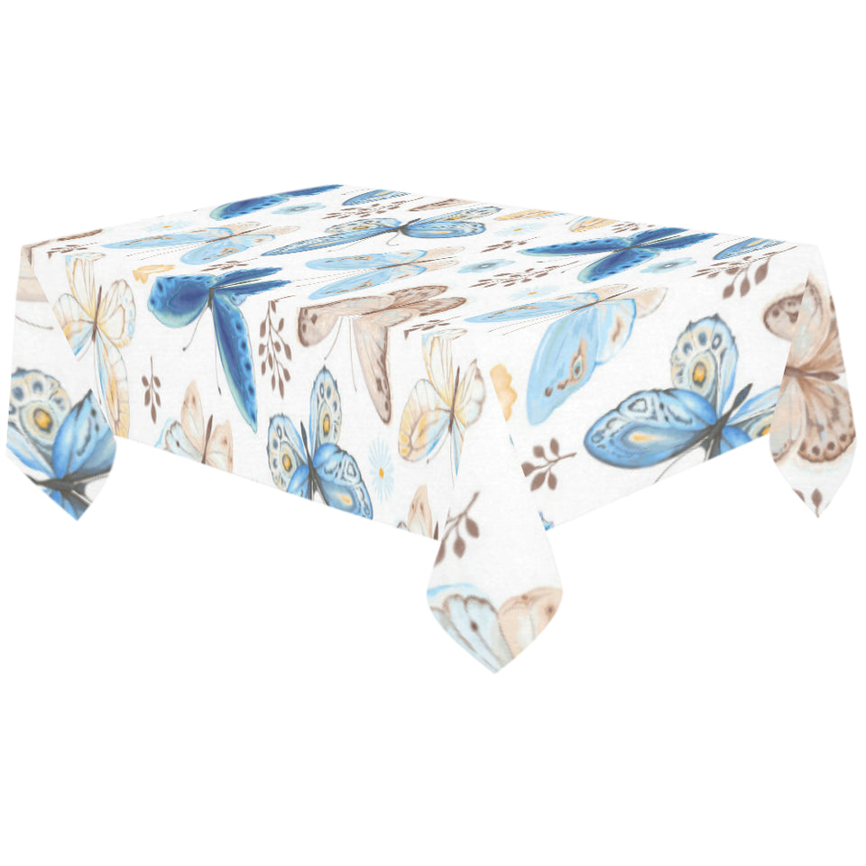 blue butterfly pattern Tablecloth