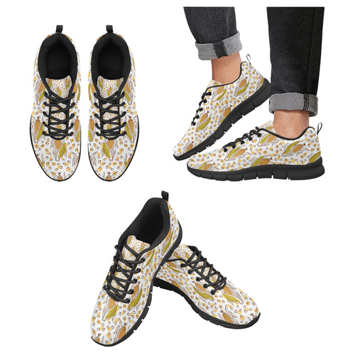 Corn Pattern Print Design 02 Men's Breathable Sneakers ( Model 055)