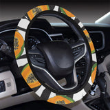 papaya design pattern Car Steering Wheel Cover