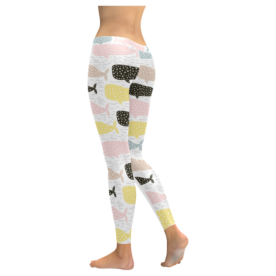 Whale dot pattern Women's Legging Fulfilled In US
