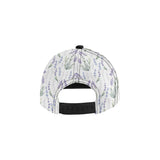 Hand painting Watercolor Lavender All Over Print Snapback Cap