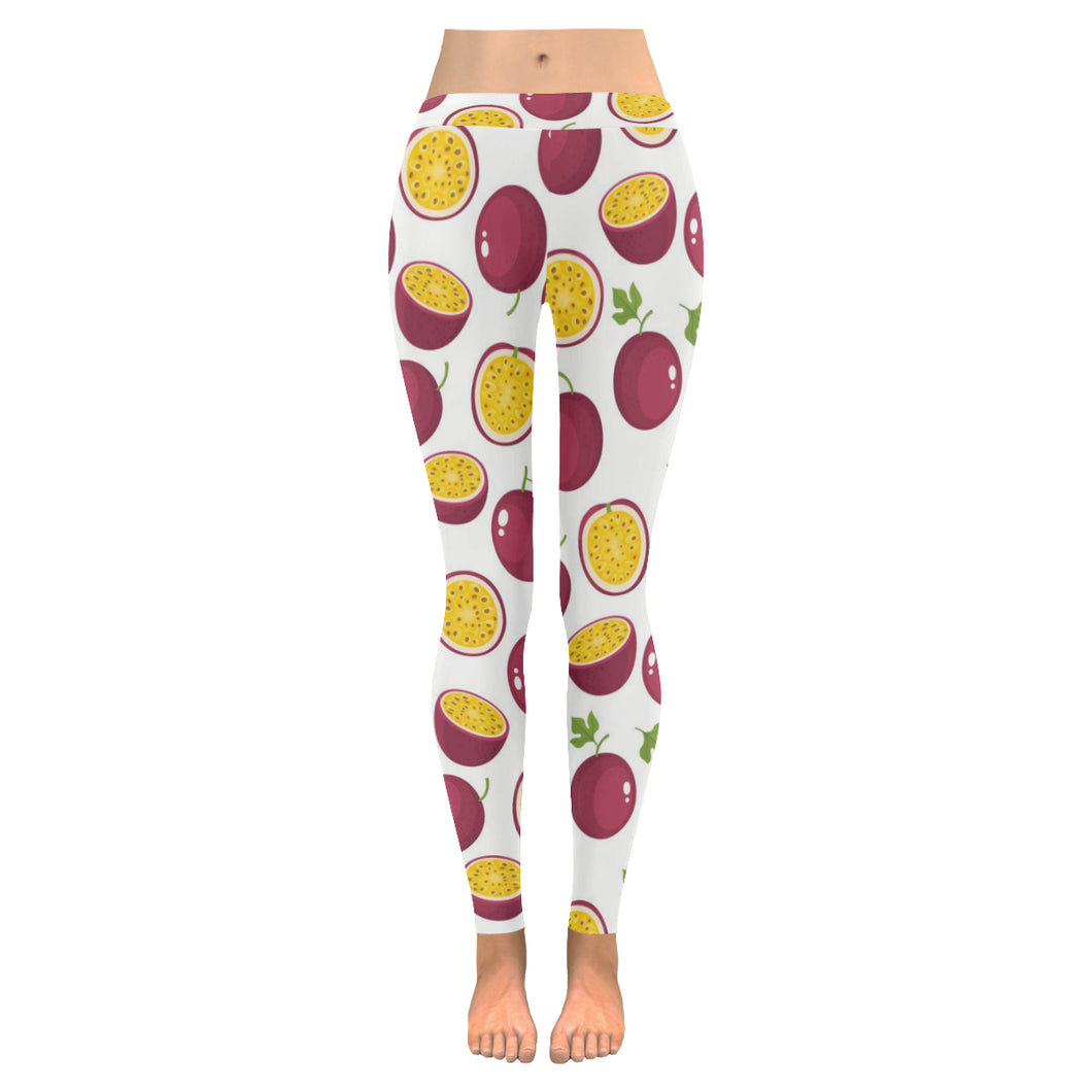 Passion fruit design pattern Women's Legging Fulfilled In US