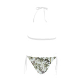 Monkey sloth lemur palm trees pattern Sexy Bikinis Two-Piece Swimsuits