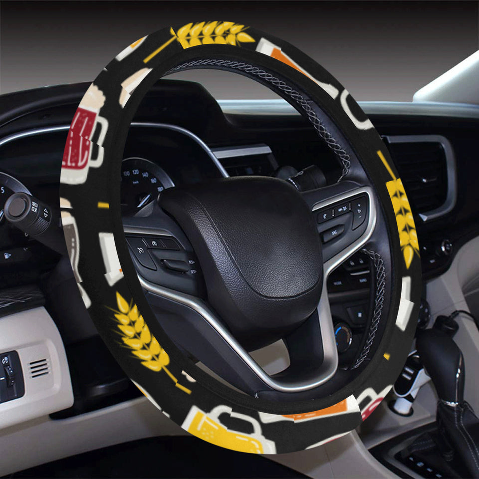 Beer type pattern Car Steering Wheel Cover