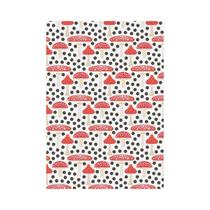 Red mushroom dot pattern House Flag Garden Flag