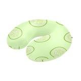 Cucumber pattern U-Shaped Travel Neck Pillow