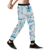 Watercolor dolphin pattern Unisex Casual Sweatpants