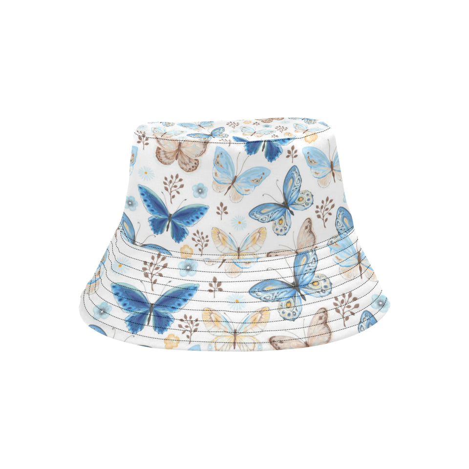 blue butterfly pattern Unisex Bucket Hat