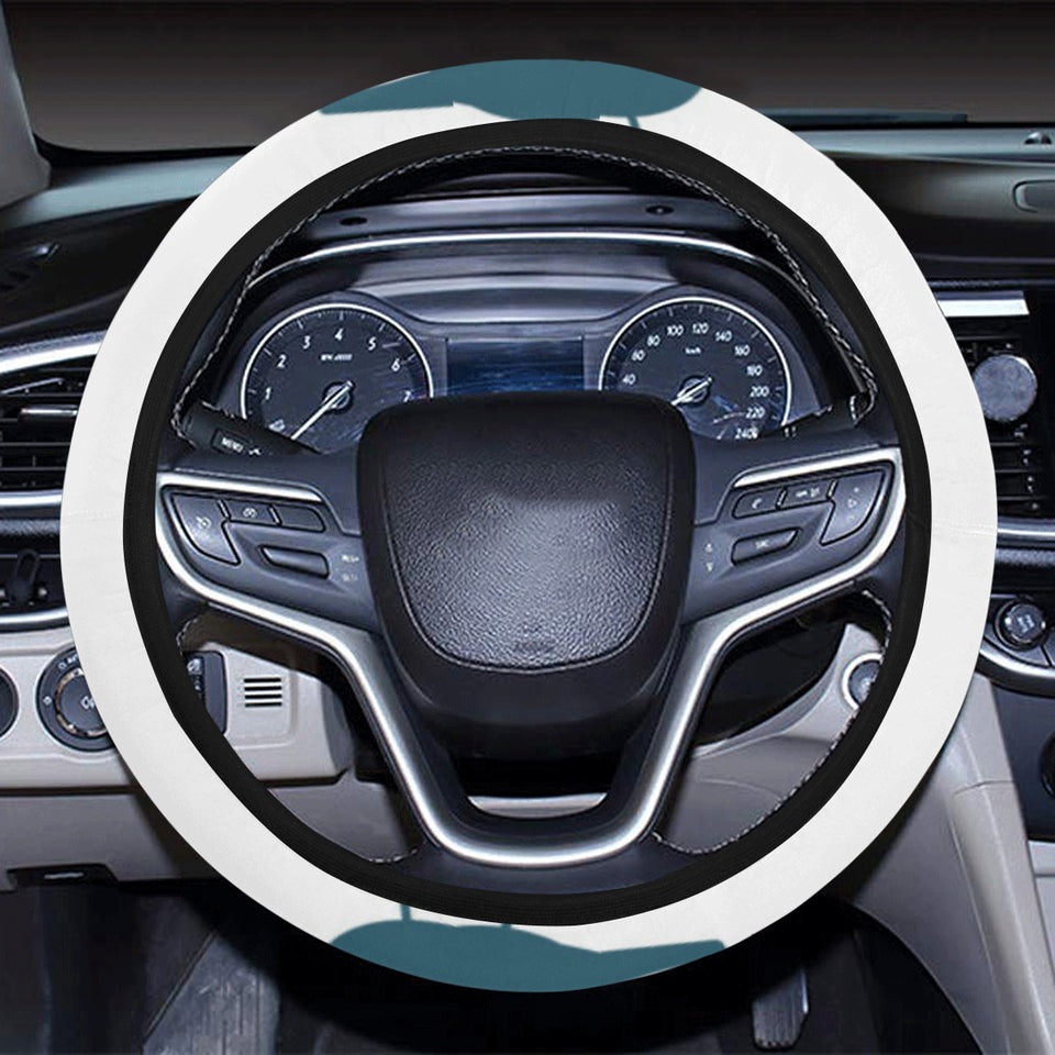 Colorful helicopter pattern Car Steering Wheel Cover