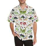 Cute dinosaurs pattern Men's All Over Print Hawaiian Shirt