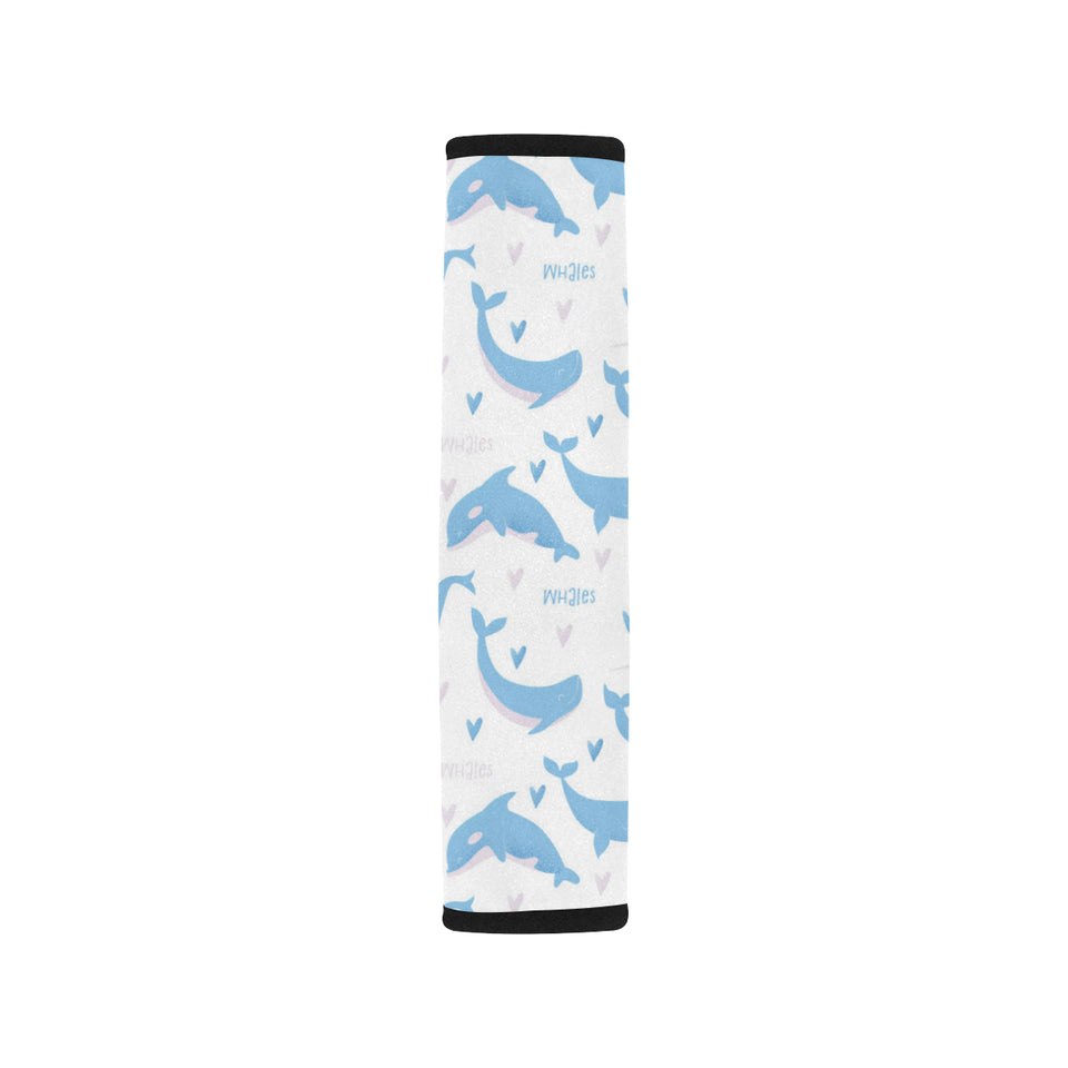 Blue whale pattern Car Seat Belt Cover