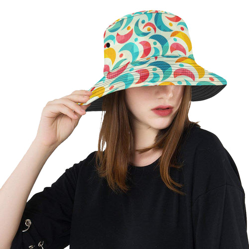 Colorful moon pattern Unisex Bucket Hat