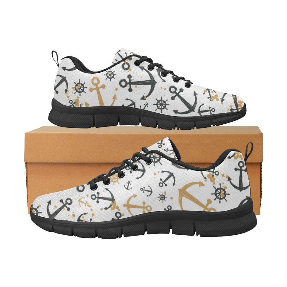 Anchors Rudders pattern Men's Sneaker Shoes